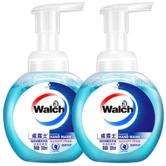 威露士  泡沫洗手液 倍护滋润300ml*2瓶 洗手液健康抑菌 清香洗护手洗手液