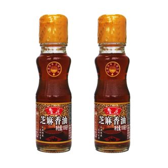 鲁花 芝麻香油100ml*2瓶 凉拌 调味 烹饪 火锅
