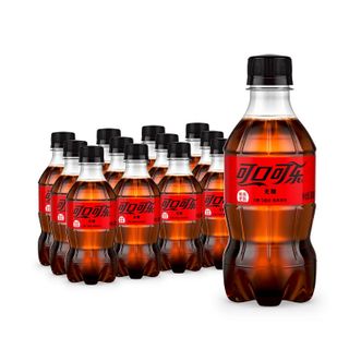 可口可乐  零度可口可乐塑料300毫升*12瓶整箱