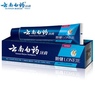 云南白药  朗健牙膏 薄荷120g 吸烟人士专研祛烟渍清新口气护龈亮白