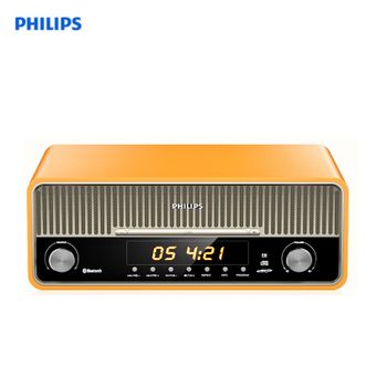 飞利浦（PHILIPS）  桌面CD音响  TAM6208G-琥珀黄 收音机播放器客厅家用播放器一体机无线蓝牙音箱迷你音响