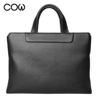 COW  男士商务公文包潮流电脑包旅行手提包 C-9810 精英款 大包 13.3英寸