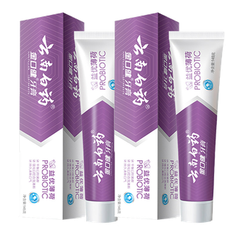 云南白药 145g*2支牙膏 益生菌清新口气成人牙膏、益优薄荷 云南白药 145g*2支牙膏 益生菌清新口气成人牙膏、益优薄荷