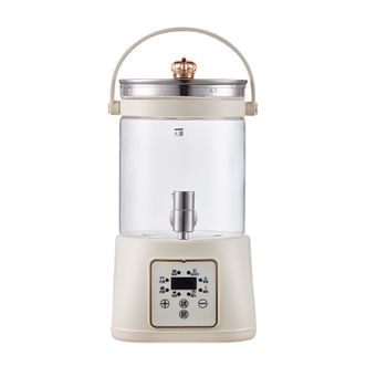 WIFER  电热水壶办公室茶台烧水壶分体式设计泡茶恒温多功能全玻璃大容量煮茶烧水煮水壶 2.8L 九档控温+高硼硅玻璃分体式+水龙头无漏网