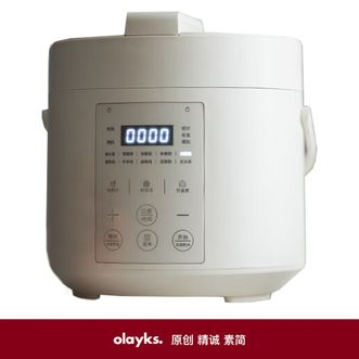 olayks.  电压力锅  高压锅 2升家用多功能高压电饭锅快煮智能预约小型压力锅  YBW2001B