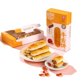 稻香村  陈皮牡丹 80g 牛舌饼6盒装  苏稻传统糕点休闲小点心