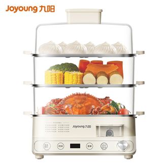 九阳/Joyoung  多功能电蒸箱20L多层蒸汽锅多用途锅智能蒸锅全透明视窗不锈钢蒸片