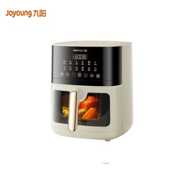 九阳/Joyoung  空气炸锅V573不用翻面 双热源上下加热 炎烤 家用智能 6.5L大容量多功能 全息触控 无油低脂煎炸