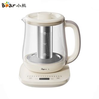 小熊/Bear  养生壶YSH-F15C1 煮茶壶 煮茶器 恒温壶 智能保温大容量带滤网玻璃母婴级材质炖煮煮茶烧水壶0胶水 【16大功能+滤网】 1.5L
