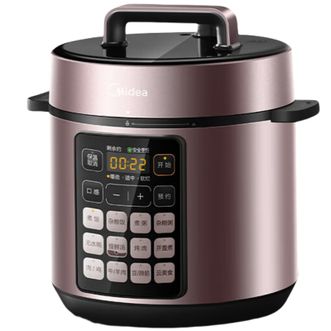 美的/Midea  【深汤系列】电压力锅5L家用高压电饭煲 全自动智能预约煲汤煮小米粥MY-E523