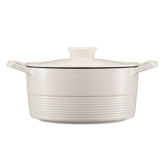 双立人（ZWILLING）  铸铁锅Dragon系列（适合3-5人家庭） 22cm 奶油白