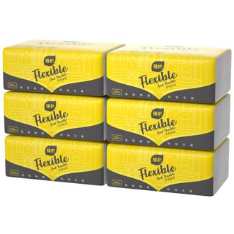 植护  纸巾 阳光心情柔韧纸面巾 6包*2提