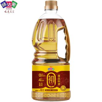 味达美  0%添加防腐剂初臻品料酒1.28L×3瓶