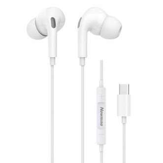 纽曼（Newmine）  Type-c耳机-线控音乐手机耳机全兼容耳机 type-c版入耳式有线耳机全兼容耳机 TP07白色