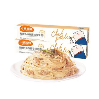 小熊驾到  奶油培根意大利面2盒装