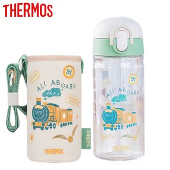 膳魔师（THERMOS）  夏季学水杯学生运动吸管杯提手500mL大容量哈利波特水杯（带杯套）BBSF500FYG(HP)