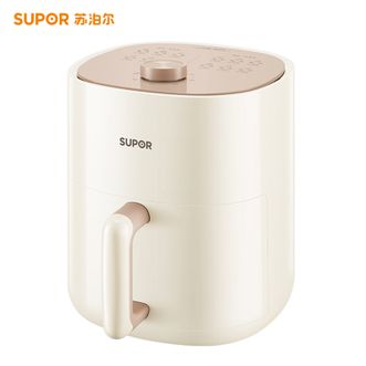苏泊尔（SUPOR）  家用多功能电炸锅微蒸汽嫩烤金属内腔智能免翻面空气炸锅