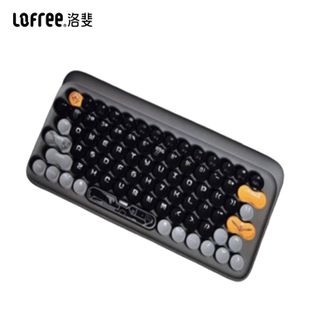 洛斐/LOFREE  DOT圆点蓝牙机械键盘EH112S无线蓝牙背光机械键盘鼠标套装键帽iPad笔记本办公 山东舰单键盘