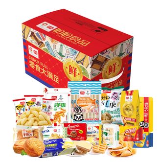 盼盼   糕点薯片休闲零食礼盒大满足1172g