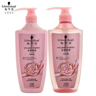 施华蔻  丰盈韧养洗护套装洗400ml+润400ml  丰盈韧养洗护套装洗润控油发根蓬松丰盈