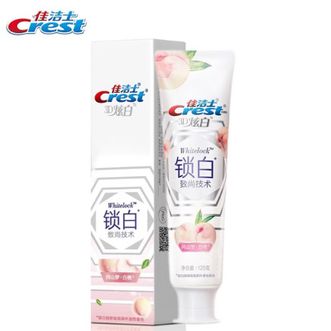 佳洁士 双色锁白牙膏冈山梦白桃120g 佳洁士 双色锁白牙膏冈山梦白桃120g