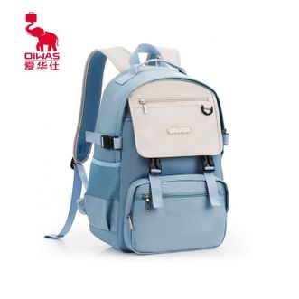 爱华仕/Oiwas  减负学生书包 双肩包 大容量防泼水背包（OCB4706）  （尺寸:长31.5x宽15x高46CM）