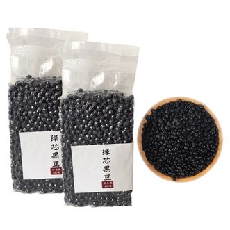 鹤来香/HELAIXIANG  绿心黑豆400g*2袋