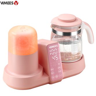 维米仕vimees  1.2L恒温调奶器 婴儿热奶器冲泡奶粉多功能养生壶电水壶 烧水壶电开水壶电热水壶VM8031樱花粉