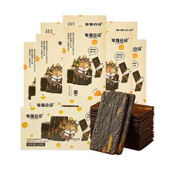 宅猫日记zhaimaoriji  黑金芝士脆饼干118g*10盒