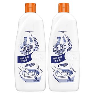 威猛先生（MrMuscle）洁厕液松木清香900g*2瓶装（新老包装随机发货）