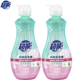 超能  内衣专用洗衣液860g*2