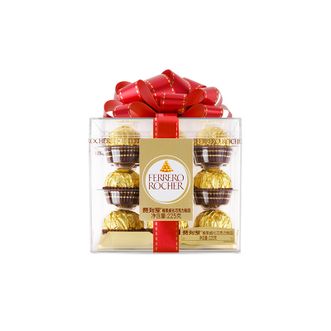 费列罗  榛果威化巧克力18粒礼盒 ROC T18 cube
