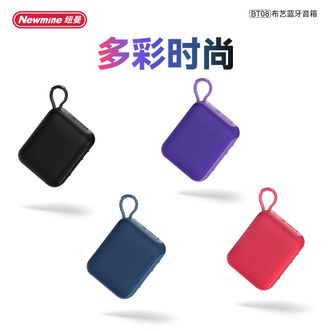 纽曼（Newmine）  蓝牙音箱无线音箱便携式户外家用电脑桌面迷你重低音炮小音响BT08