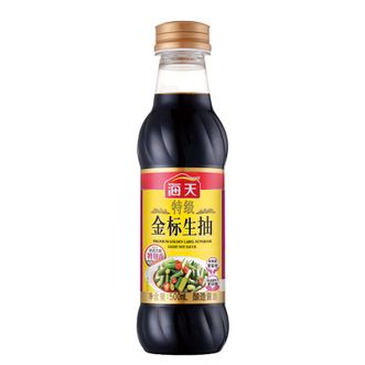 海天 酱油 特级金标生抽 鲜味十足 500ml 中华老字号