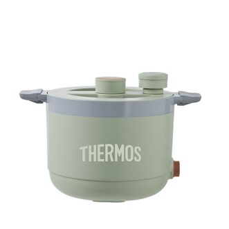 膳魔师（THERMOS）  电压力锅电煮锅 安全排气微压锅EHA-4337A奶绿色
