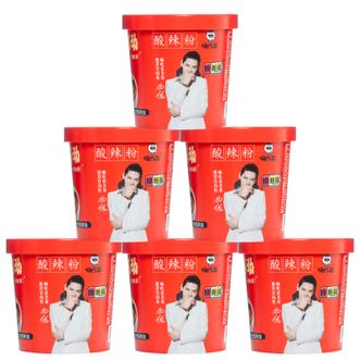 嗨吃家  酸辣粉焕新版（清真）米线冲泡130g*6桶/箱