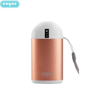 engue  恩谷可上飞机EG-LP68温度显示暖手宝移动电源 2合1充电宝双面发热铝合金材质 20W