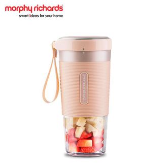 摩飞 /Morphy Richards  无线家用榨汁机原汁机 辅食机婴儿 果蔬榨汁桶打汁机 榨汁杯300毫升粉红色