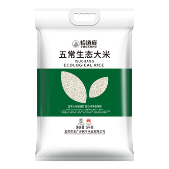裕道府  大米五常生态大米东北大米袋装5kg