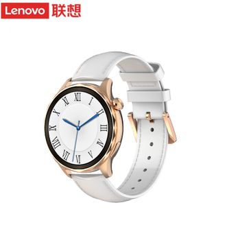 联想（Lenovo）  智能手表 Watch 41mm 云石银/曜石金 1.32英寸高清商务表盘 运动 蓝牙高清通话健康监测