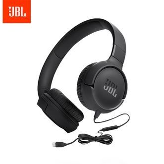 JBL  TUNE520C有线耳机Type-C接口 头戴式有线立体声耳机适用于USB-c接口设备