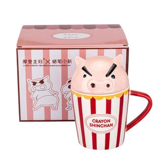 摩登主妇  肥嘟嘟左卫门马克杯  约550ml  陶瓷杯马克杯咖啡杯牛奶杯水杯茶杯生日礼物杯具用品