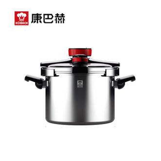康巴赫(KBH) 高压锅食品级304不锈钢压力锅 22cm 6L 康巴赫(KBH) 高压锅食品级304不锈钢压力锅 22cm 6L