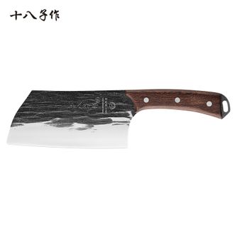 十八子作  刀具 手工锻打刀具 家用菜刀墨锋切片刀 SL2326-B