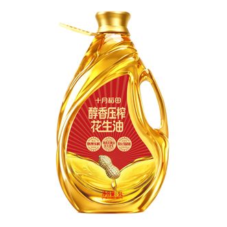 十月稻田  醇香压榨花生油5L