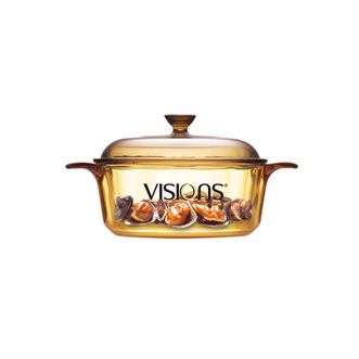 VISIONS  康宁 晶彩系列透明锅  直内径15.5cm  0.8L  玻璃锅婴儿辅食锅奶锅炖锅汤锅