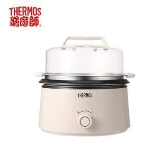 膳魔师（THERMOS）  多功能电火锅  电煮锅 煮炒锅 （EHA-4339A-CG）
