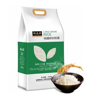 裕道府 长粒香米2.5kg*1袋+金苗黄小米500g*1袋(非有机) 当季新米 杂粮小米粥粗粮 东北大米杂粮小米