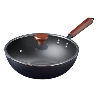 炊大皇（COOKER KING）  二代极铁炒锅无涂层铁锅炒菜锅30cm BZ50533