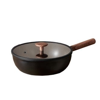 Jeetee  吉特有钛陶瓷炒锅聚油钛防凸平底炒菜锅家用煎炸多功能不粘炒锅 炒锅 28cm